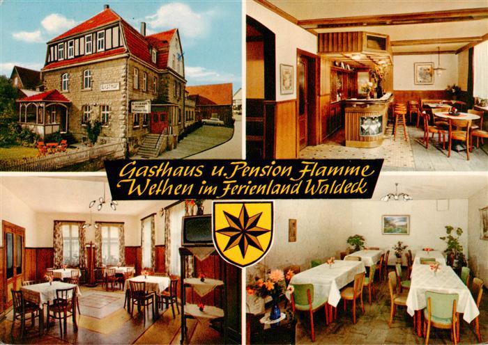 Wethen Gasthaus Pension Flamme Gastraeume