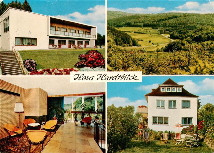 Weidenhausen Gladenbach Salzboedetal Haus Hardtblick Foyer Panorama Garten