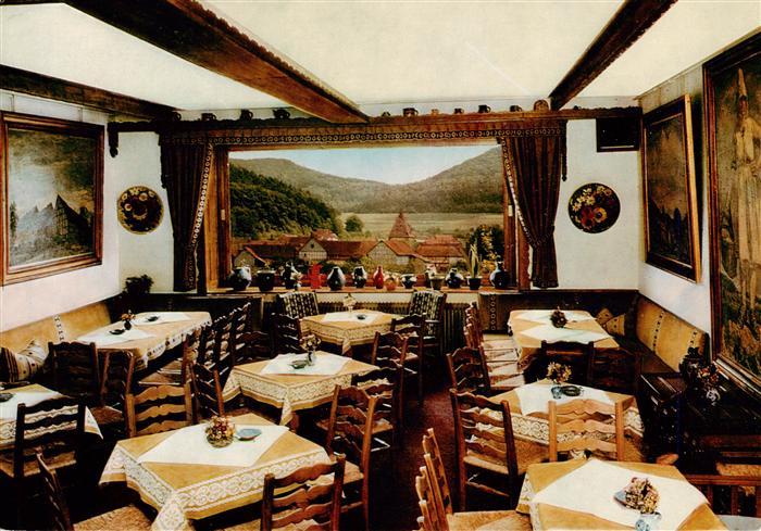 Erdhausen  Gladenbach Hessen Kuenstlerhaus Lenz Gastraum