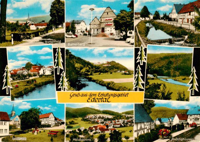 Edertal Battenfeld Battenberg Allendorf Panorama Dodenau Holzhausen Reddinghause