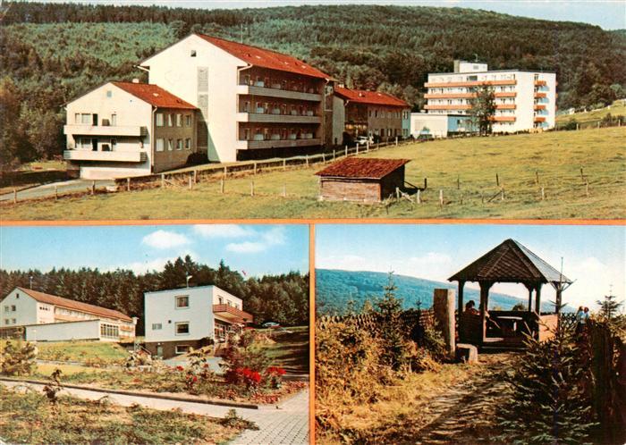 Neukirchen Knuellgebirge Waldsanatorium Urbachtal und Klinik Dr Bartsch KG Pavil