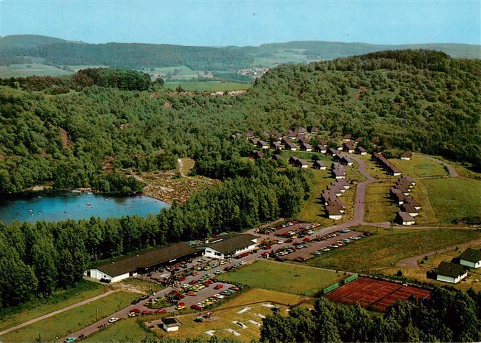 Frielendorf Fliegeraufnahme Ferienwohnpark am Silbersee