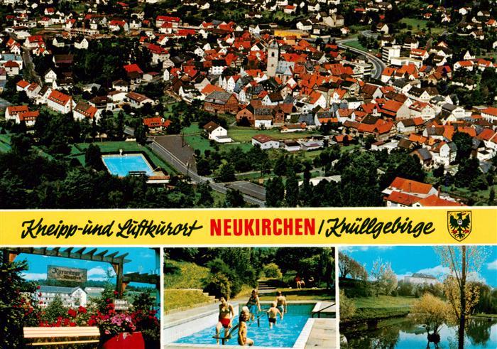 Neukirchen Knuellgebirge Panorama Waldsanatorium Urbachtal und Klinik Dr Bartsch