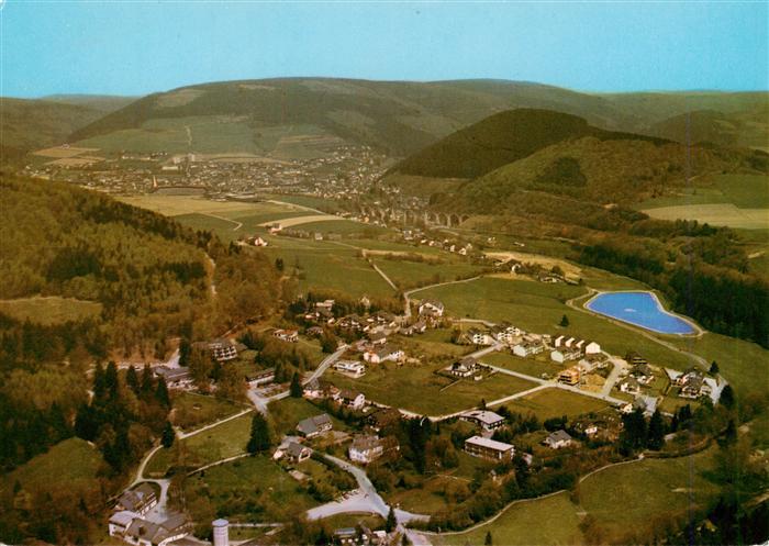 Willingen Sauerland Fliegeraufnahme mit Strycktal