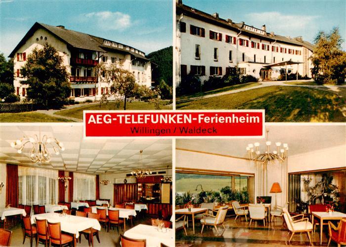 Willingen Sauerland AEG Telefunken Ferienheim Gastraeume