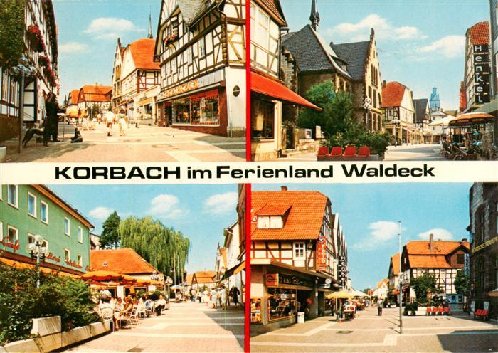 Korbach Fussgaengerzone Prof Bier Strasse Details