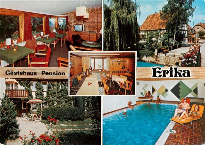 Wrexen Gaestehaus Pension Erika Garten Hallenbad