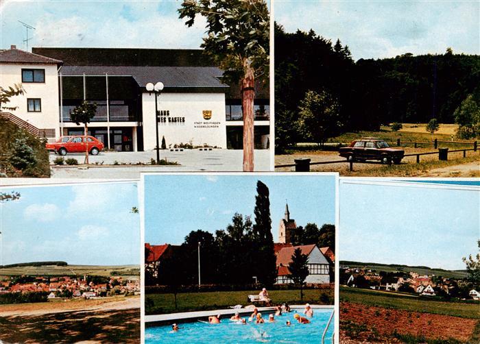 Niederelsungen Haus des Gastes Freibad Panorama