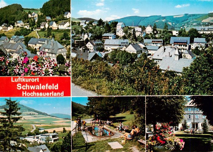 Schwalefeld Panorama Kurhaus Wassertreten