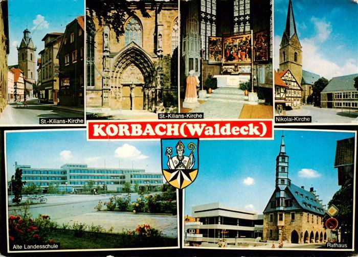 Korbach Kirche Portal Altar Landesschule Rathaus