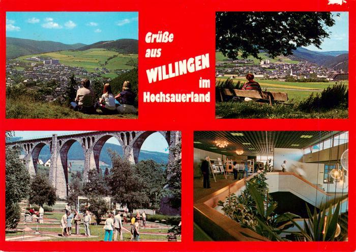 Willingen Sauerland Panorama Viadukt Minigolf