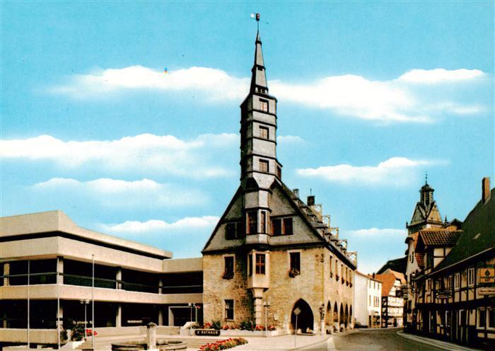 Korbach Rathaus mit Blick zur St. Kilians-Kirche