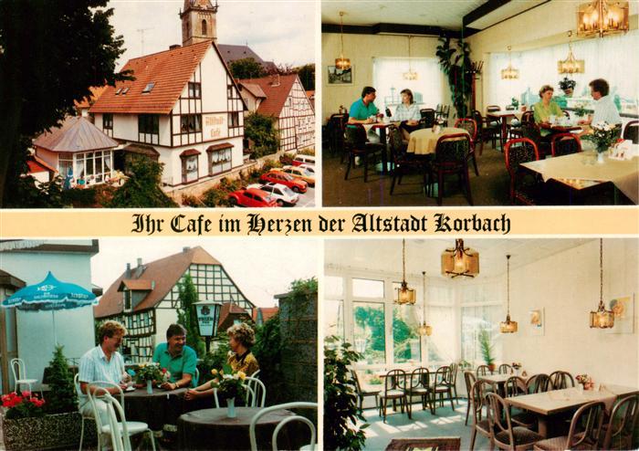 Korbach Altstadt-Café Gastraeume Terrasse