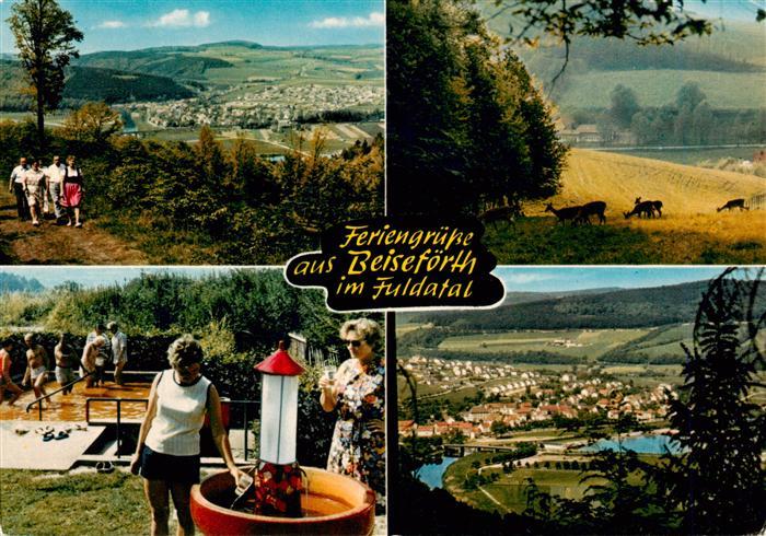 Beisefoerth Malsfeld Fuldatal Panorama Ferienparadies im Fuldatal Wassertreten W