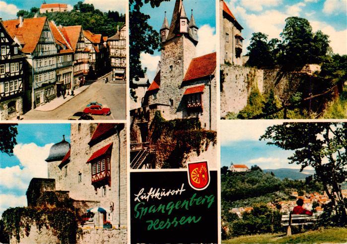 Spangenberg Hessen ehemaliges Jagdschloss Schlosscafé Altstadt Fachwerkhaeuser