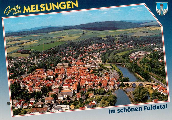 Melsungen Fulda Fliegeraufnahme