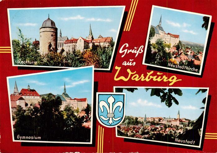 Warburg Westfalen Sackturm Neustadtkirche Gymnasium