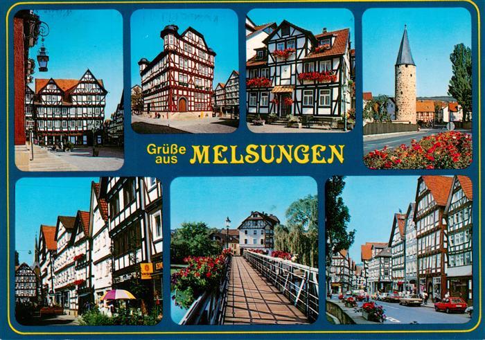 Melsungen Fulda Motive Altstadt Fachwerkhaeuser