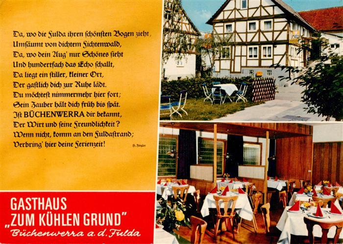 Buechenwerra Gasthaus Zum kuehlen Grund Fachwerkhaus