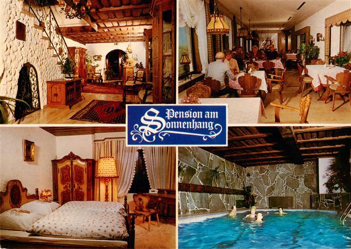 Nieste Hessen Pension am Sonnenhang Gastraum Fremdenzimmer Hallenbad