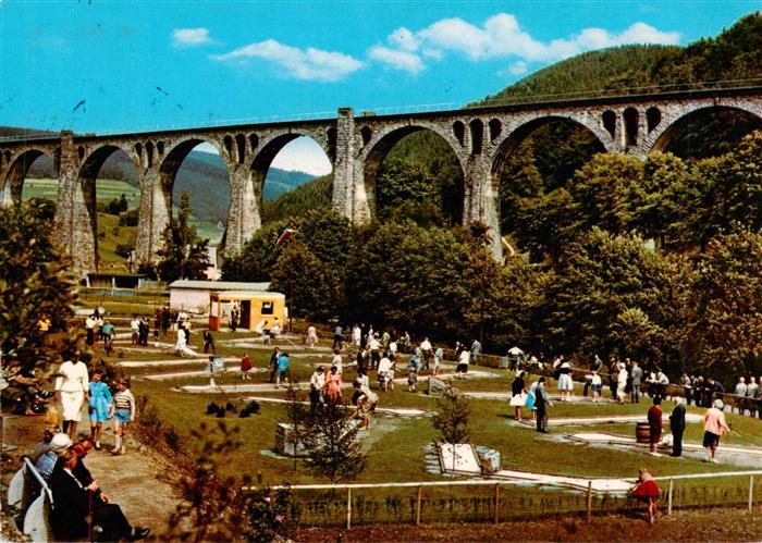 Willingen Sauerland Kleingolfplatz am Viadukt