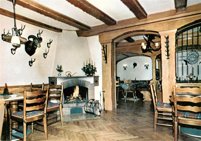 Willingen Sauerland Hotel Pension Buergerstuben Kaminzimmer