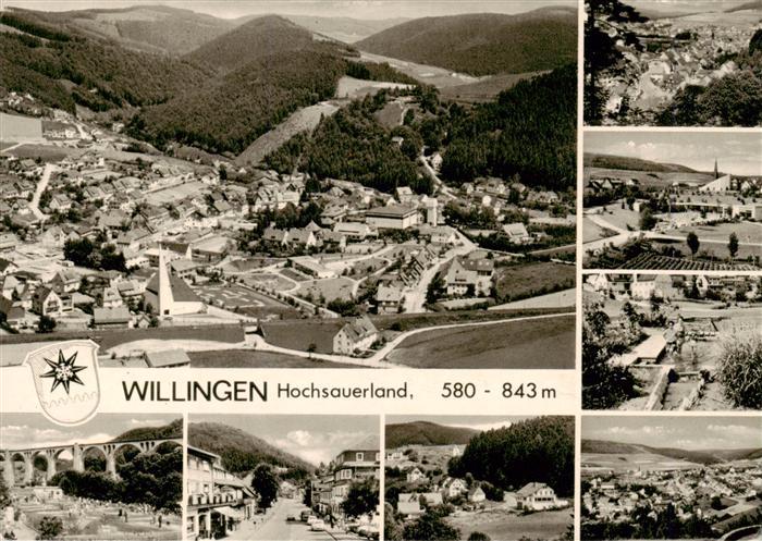 Willingen Sauerland Luftaufnahmen Ortszentrum Haupstrasse