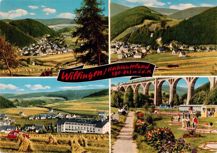 Willingen Sauerland Panorama Viadukt Minigolf
