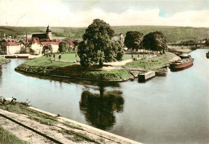 Hann. Muenden Werra und Fulda Zusammenfluss