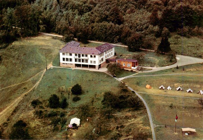 Veckerhagen Jugendherberge Reinhardswald Fliegeraufnahme