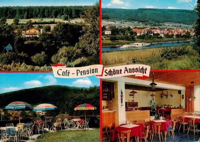 Vaake Cafe Pension Schoene Aussicht Terrasse Gastraum Panorama