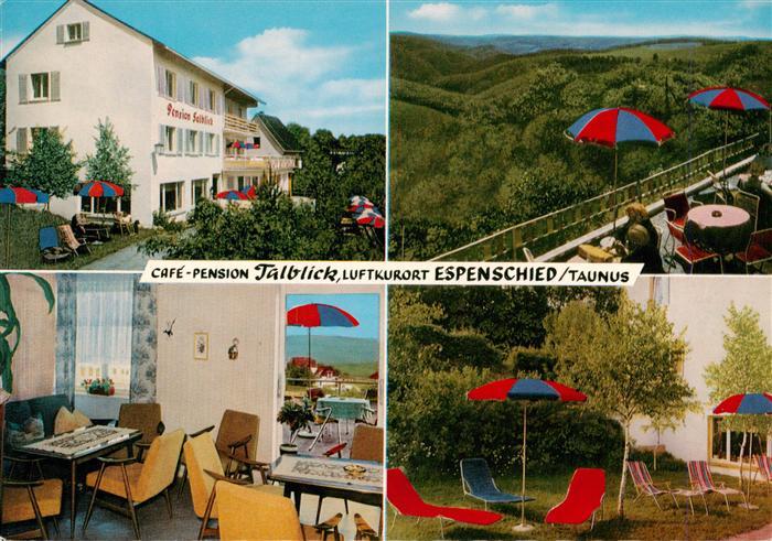 Espenschied Lorch Pension Talblick Terrasse Gastraum Garten