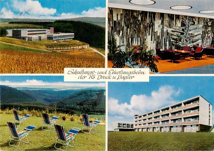 Springen Heidenrod Taunus Schulungs und Erholungsheim der IG Druck und Papier Te