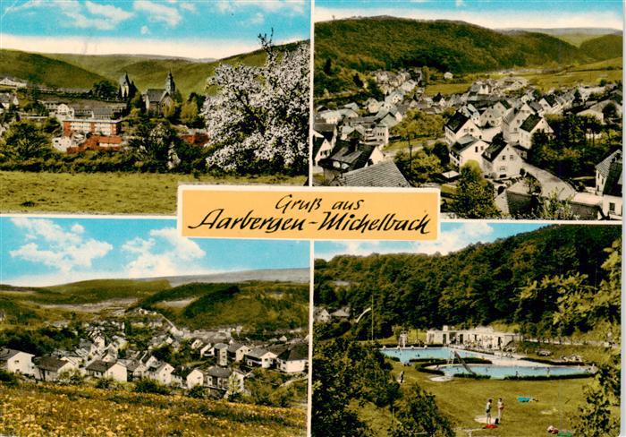 Michelbach Aarbergen Panorama Ortsansichten Schwimmbad