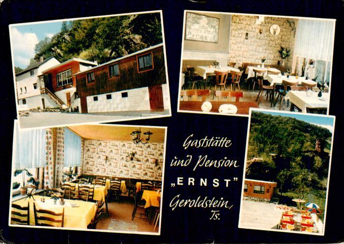 Geroldstein Gaststaette Pension Ernst Gastraeume Terrasse