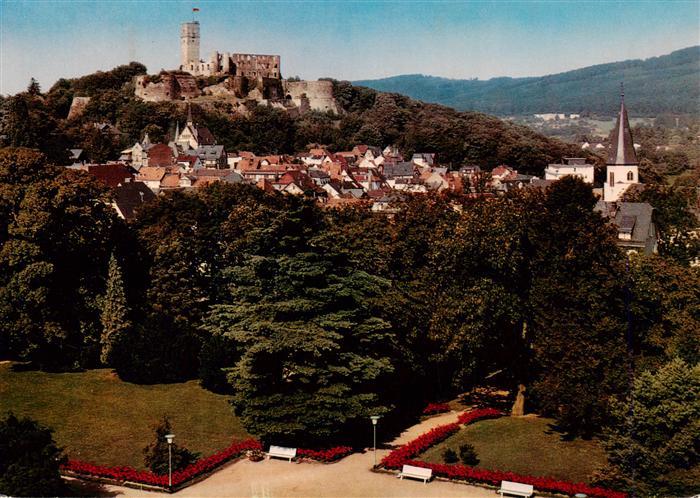 Koenigstein  Taunus Fliegeraufnahme mit Burg