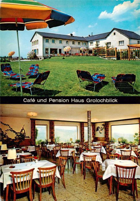 Presberg Rheingau Ruedesheim Cafe Pension Haus Grolochblick Gastraum