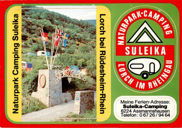 Assmannshausen Rhein Naturpark Camping Suleika