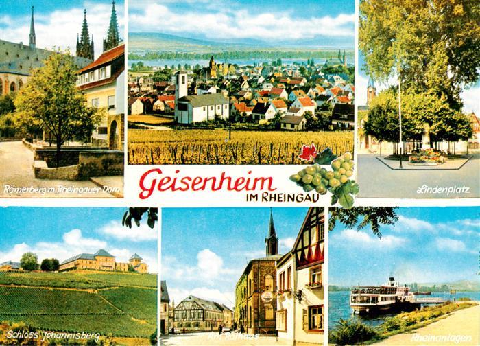 Geisenheim Rheingau Roemberberg Panorama Lindenplatz Schloss Johannisberg Am Rat
