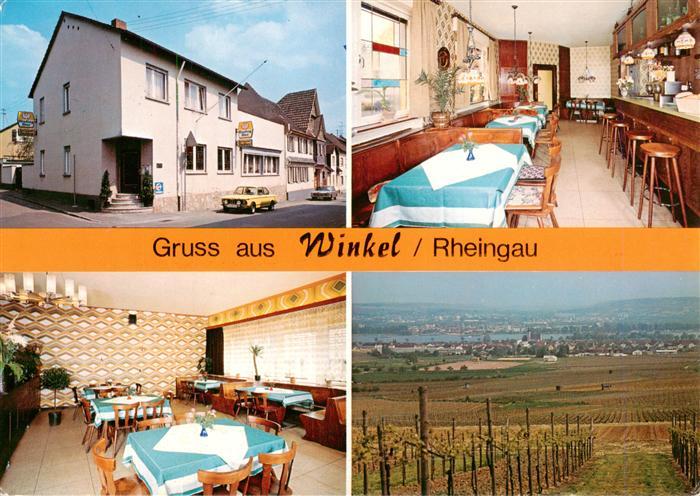 Winkel Oestrich-Winkel Restaurant Zum Taunus Gastraum Panorama