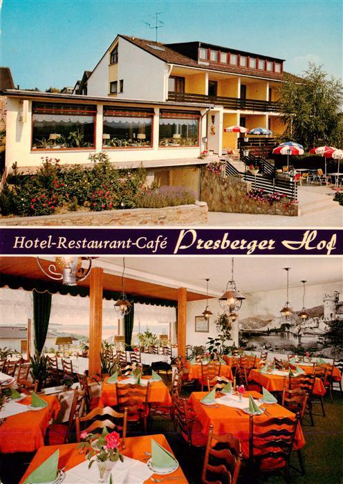 Presberg Rheingau Ruedesheim Hotel Restaurant Cafe Presberger Hof