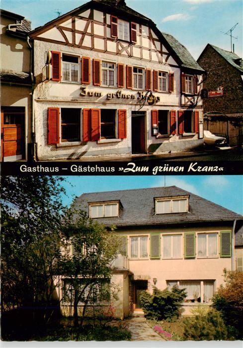 Ruedesheim am Rhein Gasthaus Zum gruenen Kranz mit Gaestehaus