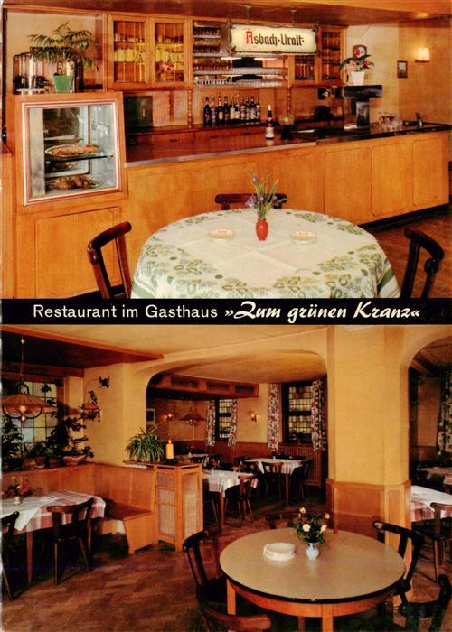 Ruedesheim am Rhein Restaurant im Gasthaus Zum gruenen Kranz