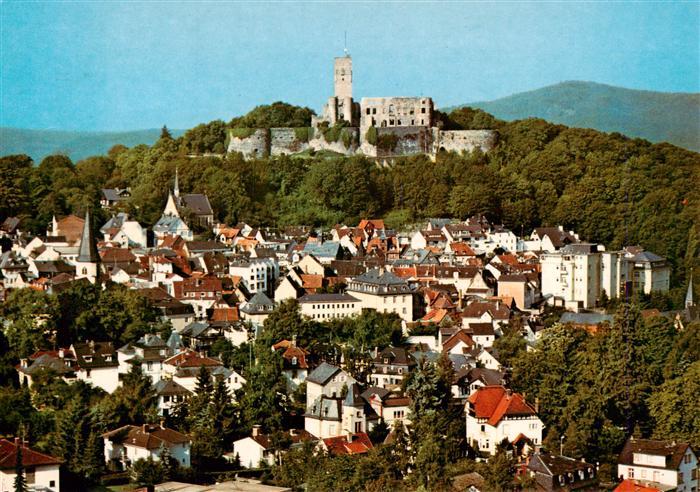 Koenigstein  Taunus Ortspartie mit Burgruine