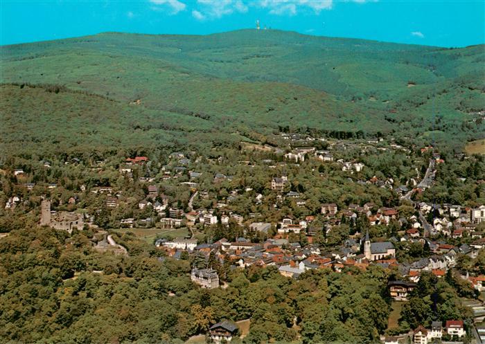 Koenigstein  Taunus Fliegeraufnahme mit Festungsruine