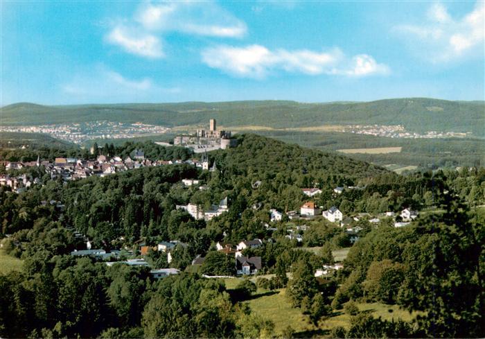 Koenigstein  Taunus Fliegeraufnahme mit Festungsruine