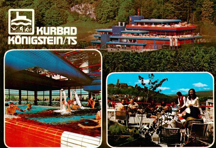 Koenigstein  Taunus Kurbad Koenigstein Terrasse Hallenbad