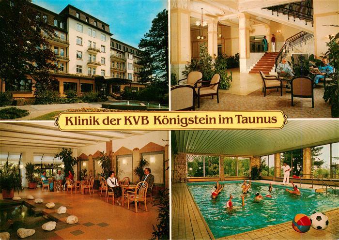 Koenigstein  Taunus Klinik der KVB Gastraeume Foyer Hallenbad