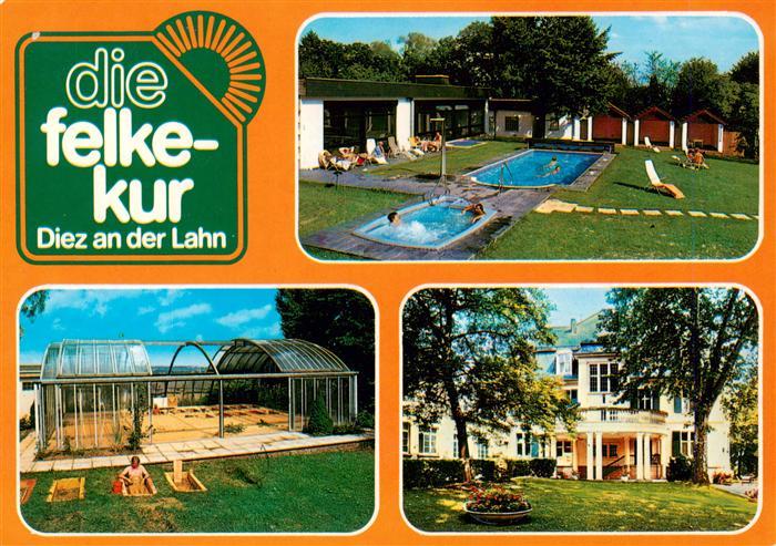 Diez Lahn Kur und Badebetrieb Teilansichten