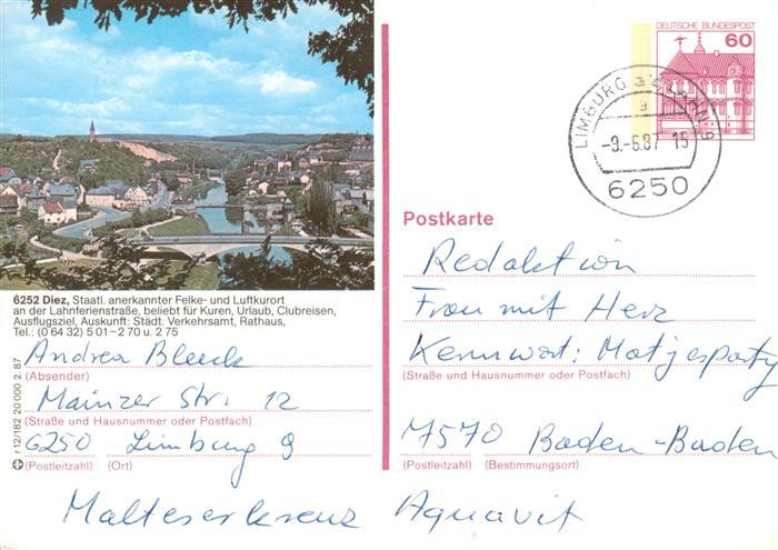 Diez Lahn Stadtpanorama